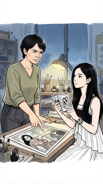 Cảnh 6 – tập 8 Nét Vẽ Tiên Tri: Án Mạng Trong Truyện Tranh